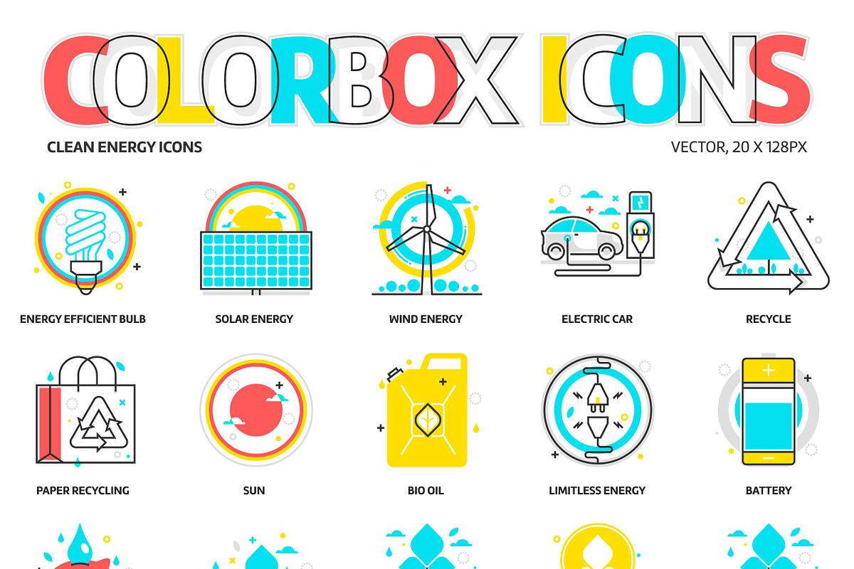 Color box icons bundle, an Icon by Howcolour (Photo 20 of 34)