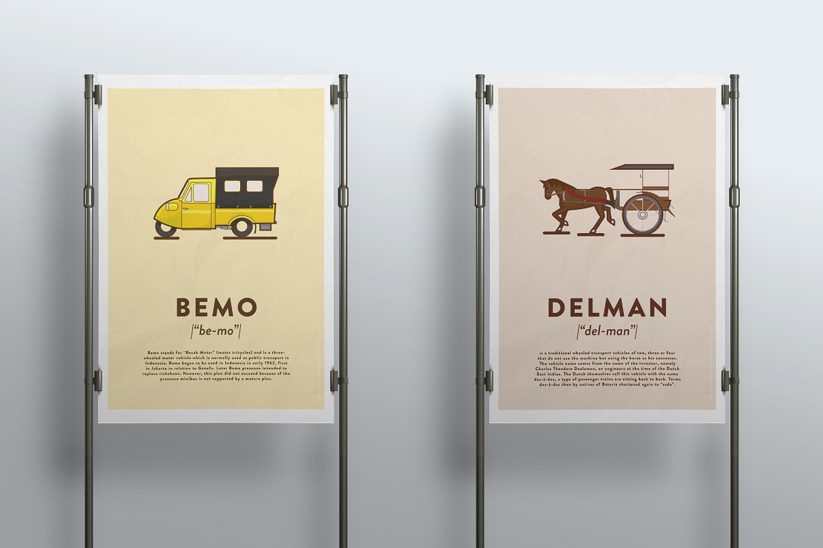 Jakarta Iconic Transportation Icons, an Icon by Rich Raccoon (Photo 4 of 5)