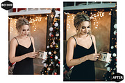 12 Festive Xmas Photoshop Actions, an Action Add-On by Hue Palettte Studio (Thumbnail 4 of 8)