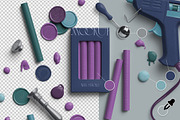 Wax Seal Toolkit Editable Objects, an Advertising Mockup by Custom Scene (Thumbnail 5 of 10)