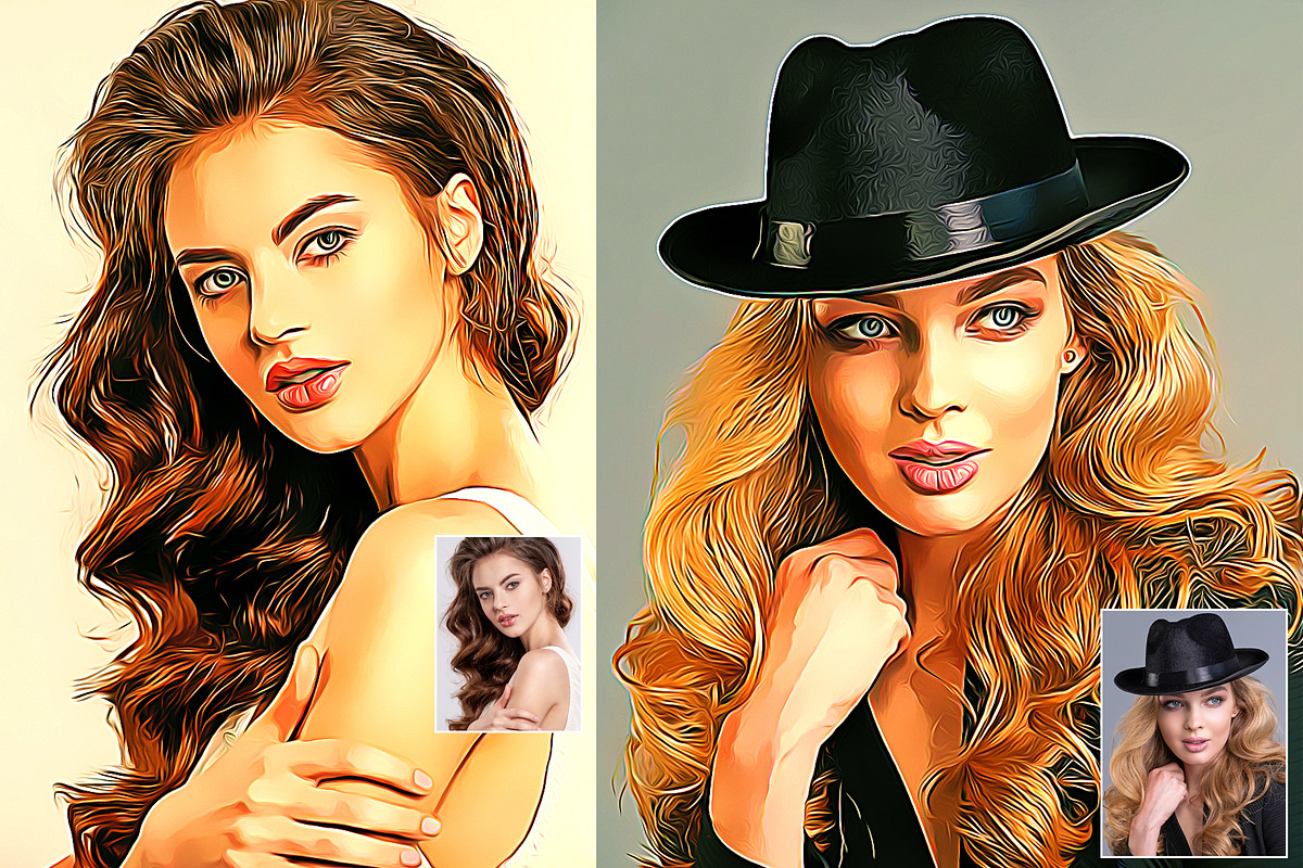 POP Oil Painting Effect, an Action Add-On by U_Design (Photo 6 of 7)