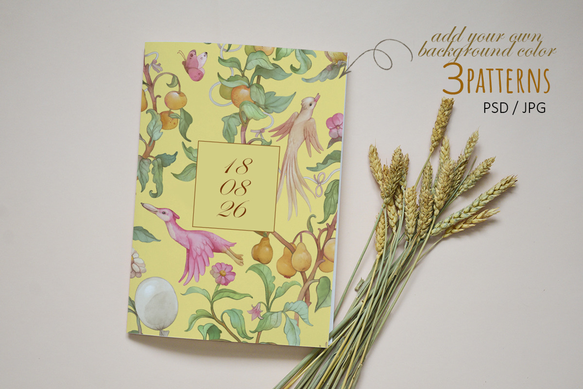 Watercolor plants Graphics patterns, a Pattern Graphic by TanyaSchuka (Photo 5 of 12)