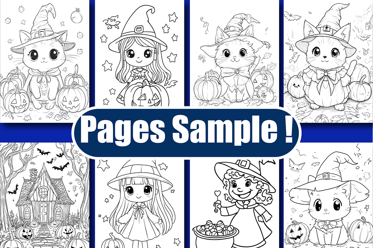Cozy Halloween Coloring Book for Kid, an Animal Illustration by Design Home (Photo 6 of 6)