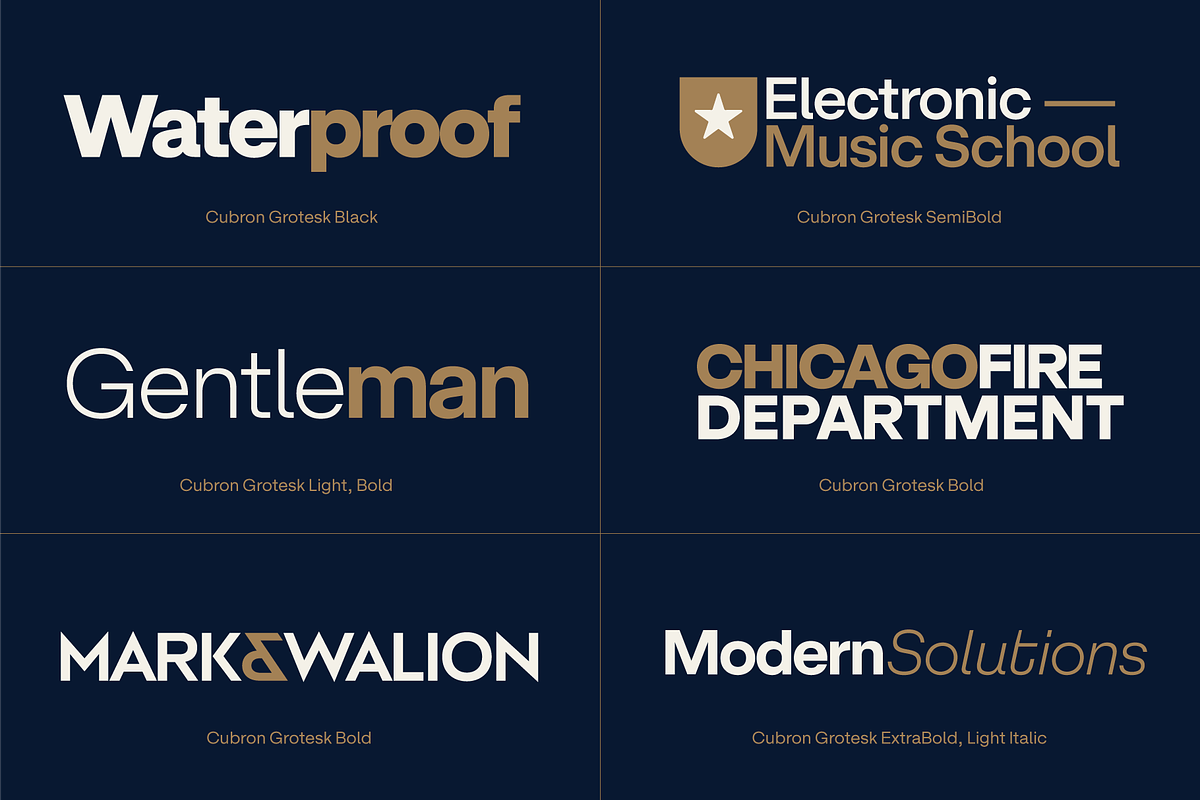 Cubron Grotesk 30 %Off, a Sans Serif Font by Horizon Type Foundry (Photo 13 of 16)