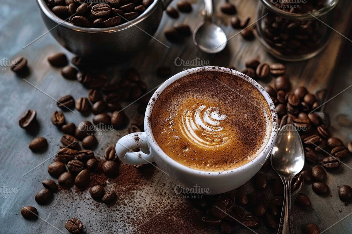 Coffee. 70 images, a Food & Drink Photo by Handmadefont (Photo 7 of 14)