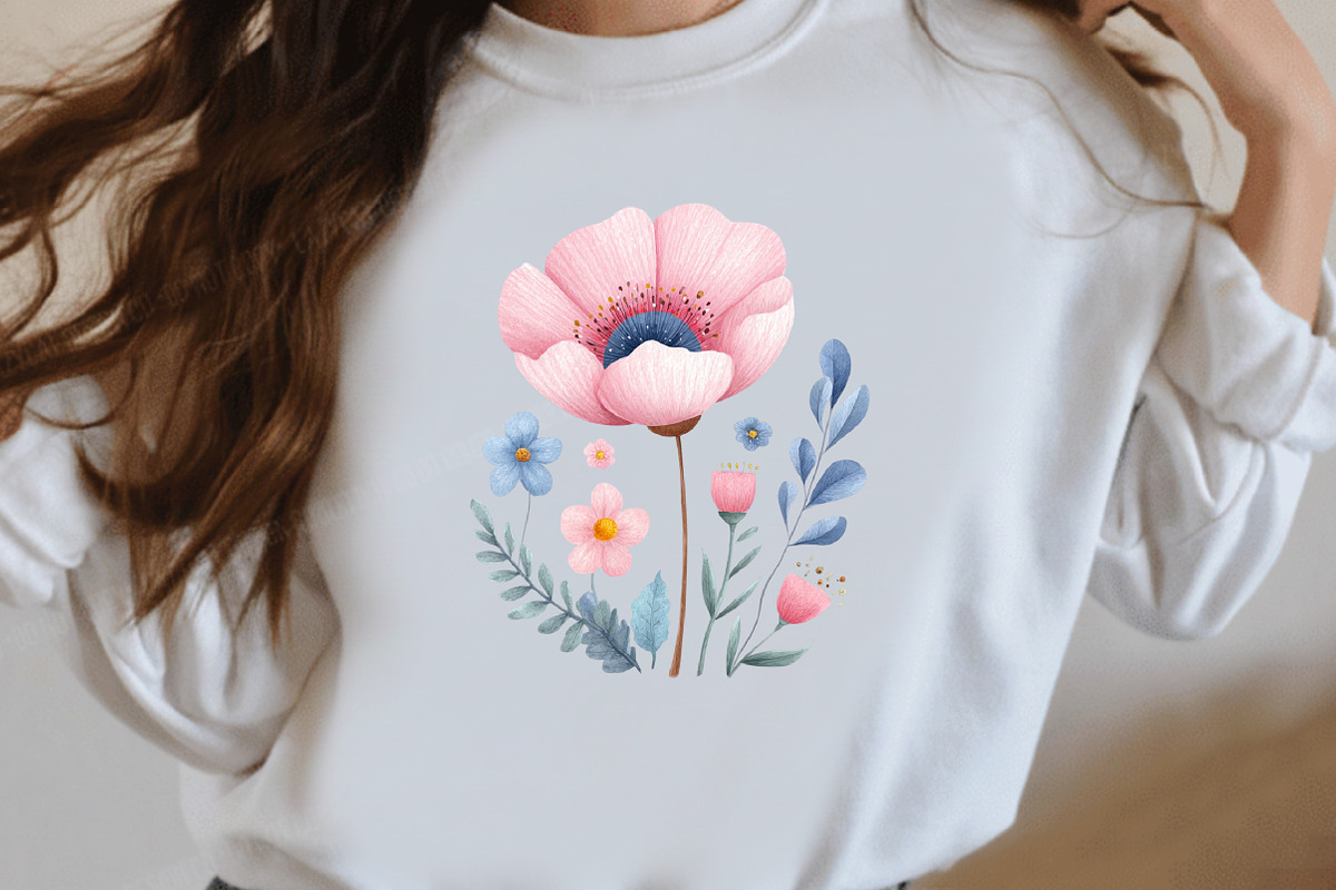 Whimsical Mother’s Day wildflower, an Illustration by Designworld (Photo 7 of 8)
