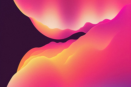Modern colorful abstract shapes. 80s