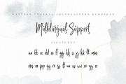 Milano Sky handwritten Script font, a Script Font by By Lef (Thumbnail 8 of 10)
