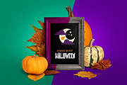 Halloween mockup pack, a Product Mockup by Scredeck (Thumbnail 3 of 7)