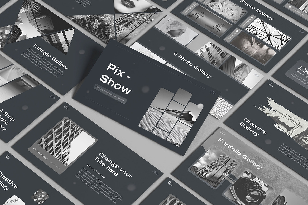Photo Slideshow PowerPoint, a Presentation Template by Pixslides (Photo 1 of 8)