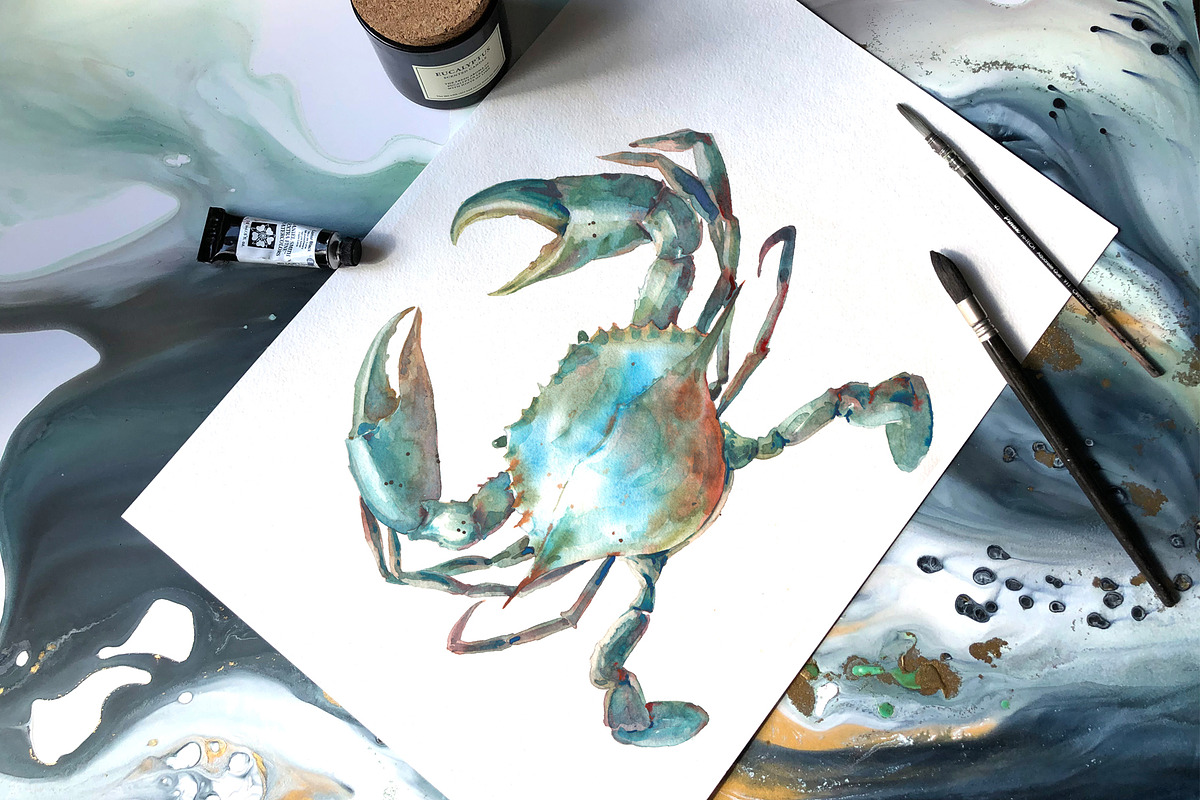 UNDERWATER watercolor collection, an Illustration by Eisfrei (Photo 2 of 7)