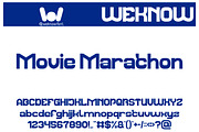 Galaxy Theater font, a Sans Serif Font by weknow (Thumbnail 2 of 8)