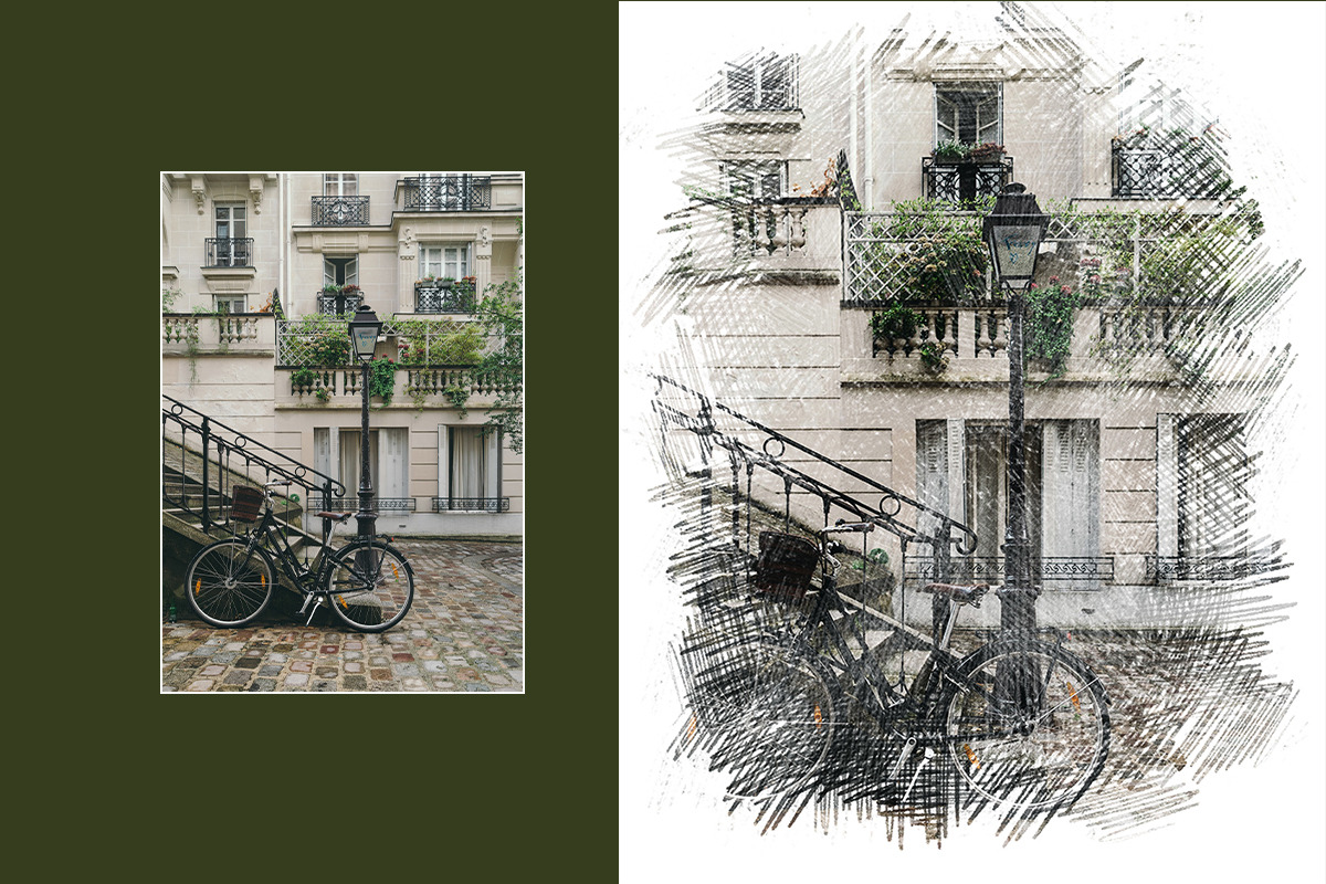 Archi sketch photo effect, a Layer Style Add-On by 3d_model_tifotizi (Photo 4 of 4)