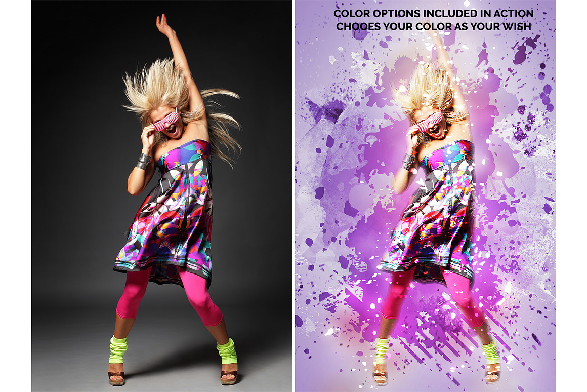 Color Blast Photoshop Action, an Action Add-On by Design Forest (Photo 7 of 11)