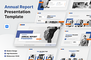 Annual Report Keynote Template, a Presentation Template by SquidPixey (Thumbnail 1 of 6)