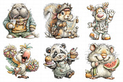 Quirky Animals Clipart, an Illustration by Daily.Designs (Thumbnail 5 of 5)