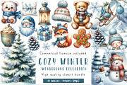 Cozy Winter Wonderland Collection, an Illustration by CreationArt (Thumbnail 1 of 5)