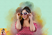 Wedding Watercolor Portrait Action, an Action Add-On by MRI STUDIO (Thumbnail 8 of 12)