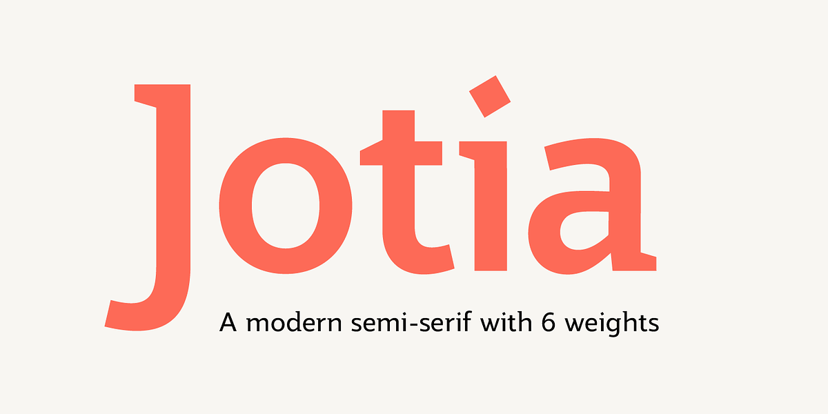 Jotia, a Sans Serif Font by Hashtag Type (Photo 1 of 9)