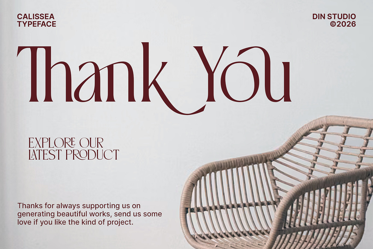 Calissea, a Serif Font by din-studio.com (Photo 10 of 10)