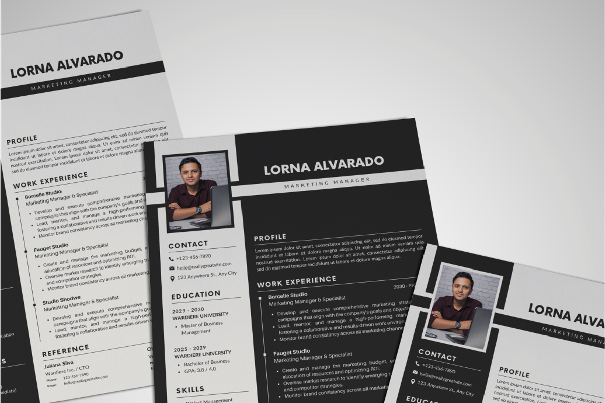 Resume Minimalist, a Graphic by Dheny Designer (Photo 4 of 5)