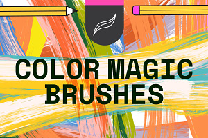 Color Magic Procreate Brushes 42x