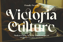 Victoria Culture Modern Serif