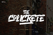 The Concrete Graffiti Font, a Handwritten Font by AaType. (Thumbnail 1 of 7)
