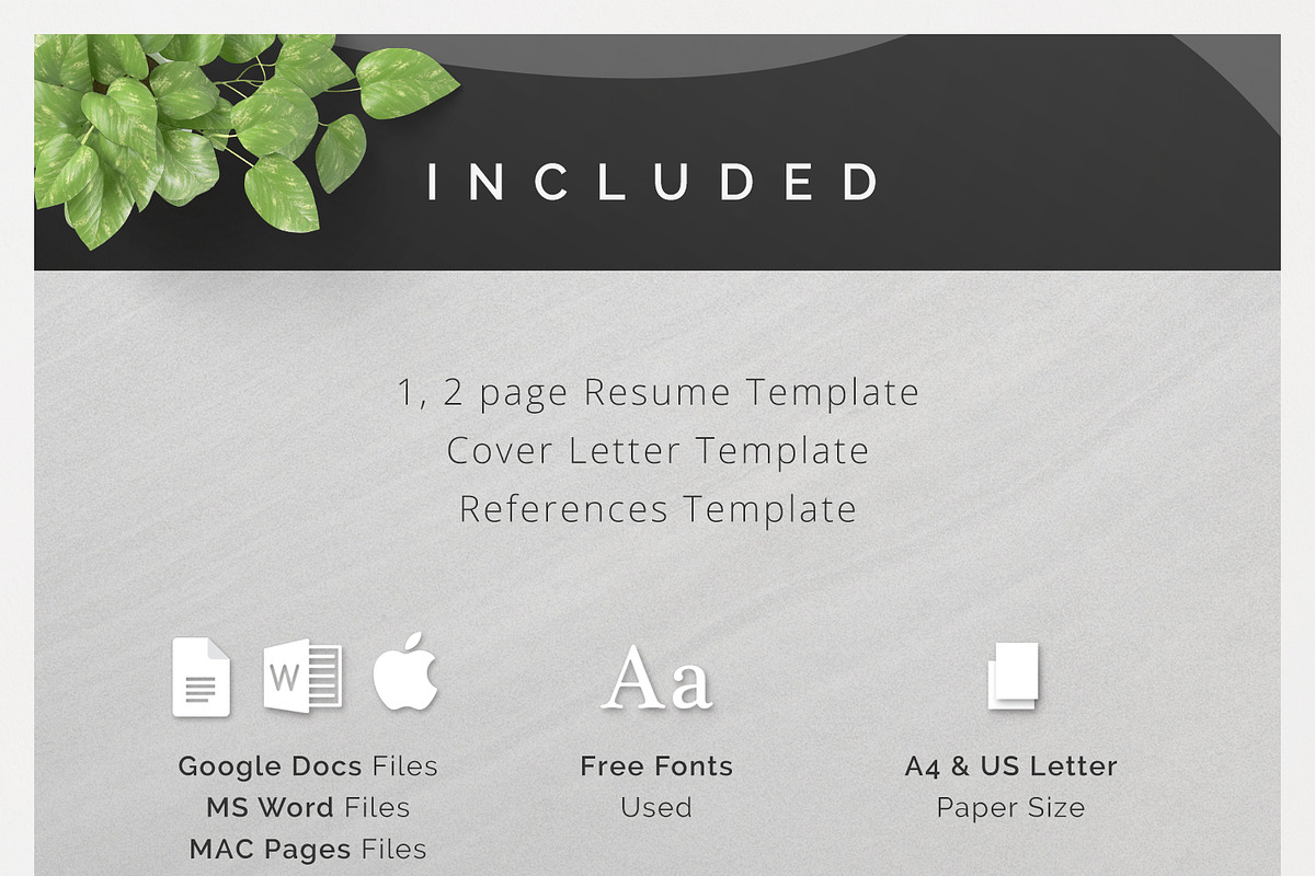 Modern Resume Template Kit, a Resume Template by DemeDesign (Photo 6 of 6)