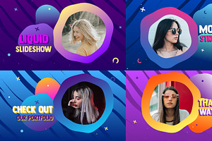 Colorful Liquid Slideshow | FCPX, a Templates & Theme by FlashFXbox