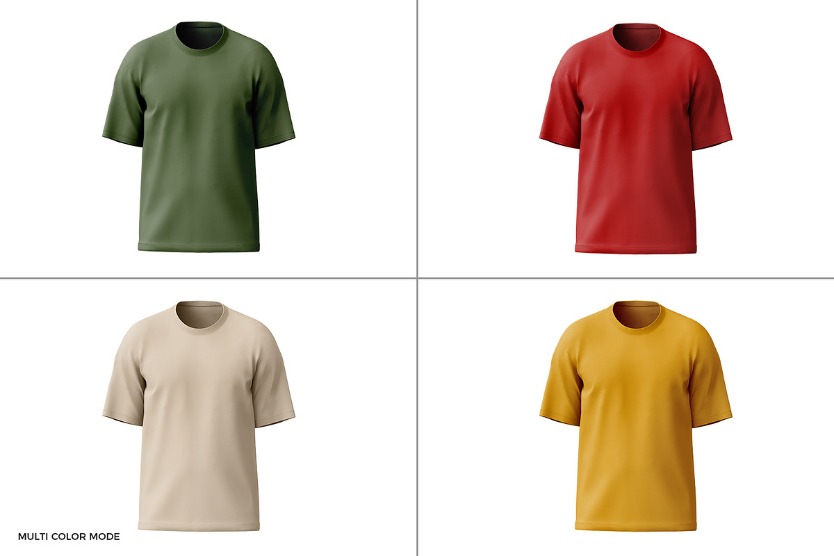 Oversized T-Shirt Mockup, a Shirt Mockup by Ram Studio LLC (Photo 7 of 12)