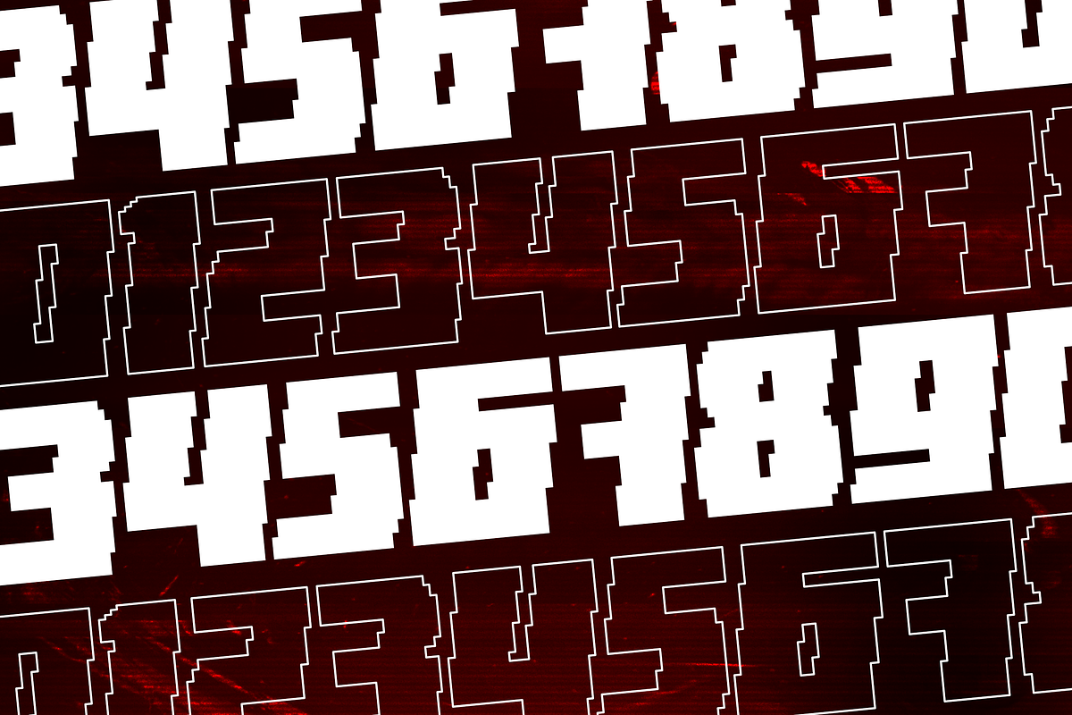 Glitch Zone – Modern Pixel Racing, a Sans Serif Font by Typia Nesia (Photo 12 of 12)