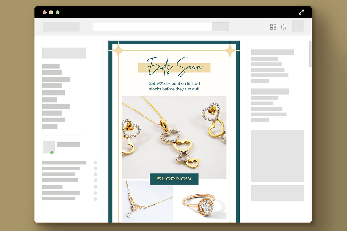 50 Luxury Ecommerce Email Templates, an Email Template by Creatif Foundry