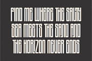 Salty Sans - Condensed Sans Serif, a Sans Serif Font by Pian45 Studio (Thumbnail 2 of 8)