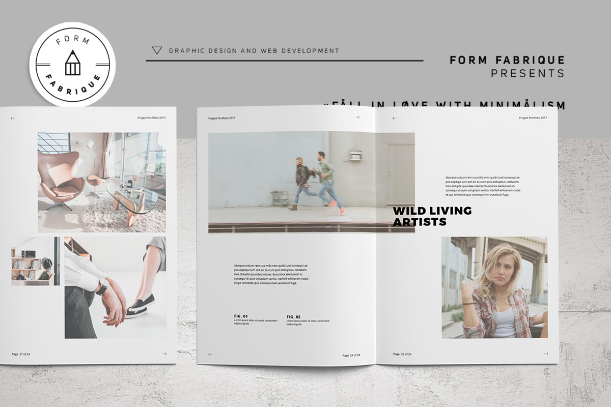 Minimalism Portfolio, a Brochure Template by Form Fabrique (Photo 13 of 16)