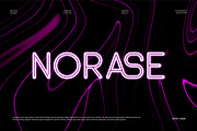Norase || Futuristic Sans Serif Font, a Sans Serif Font by Ermedia Studio (Thumbnail 1 of 10)