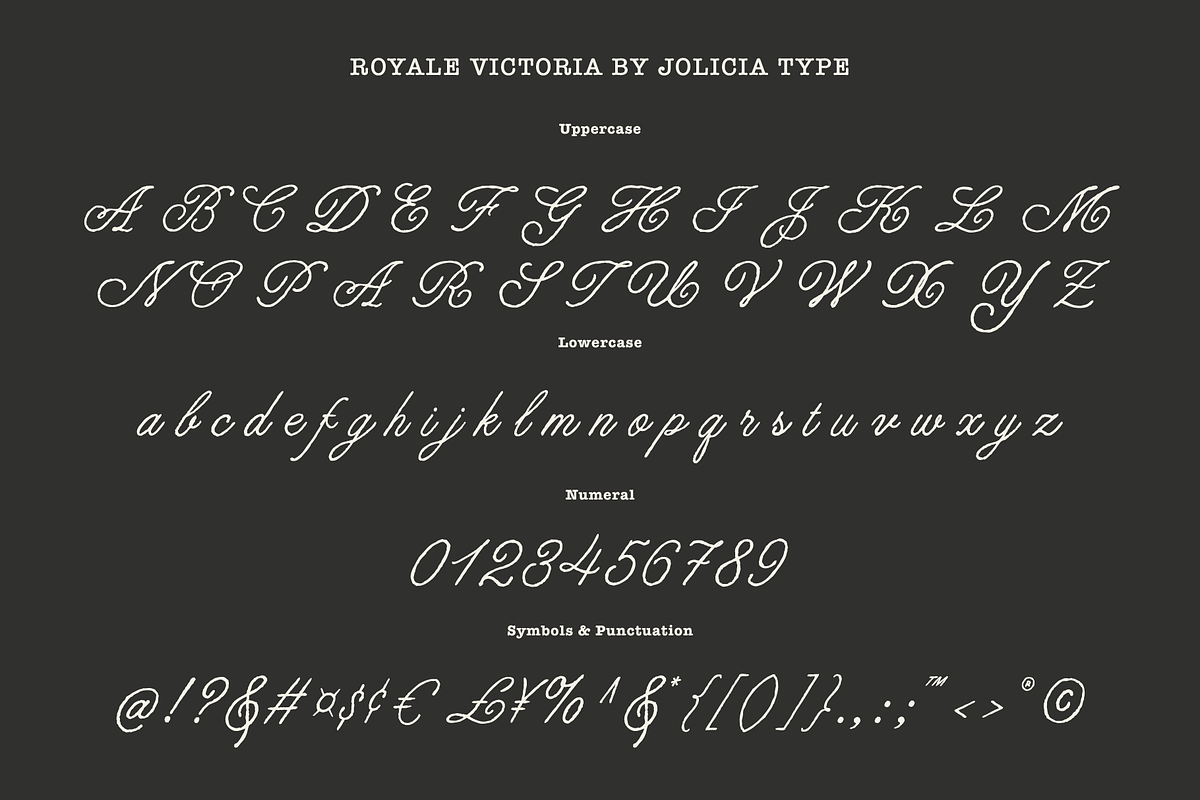 Royale Victoria | Handwritten Script, a Handwritten Font by Jolicia Type (Photo 10 of 10)