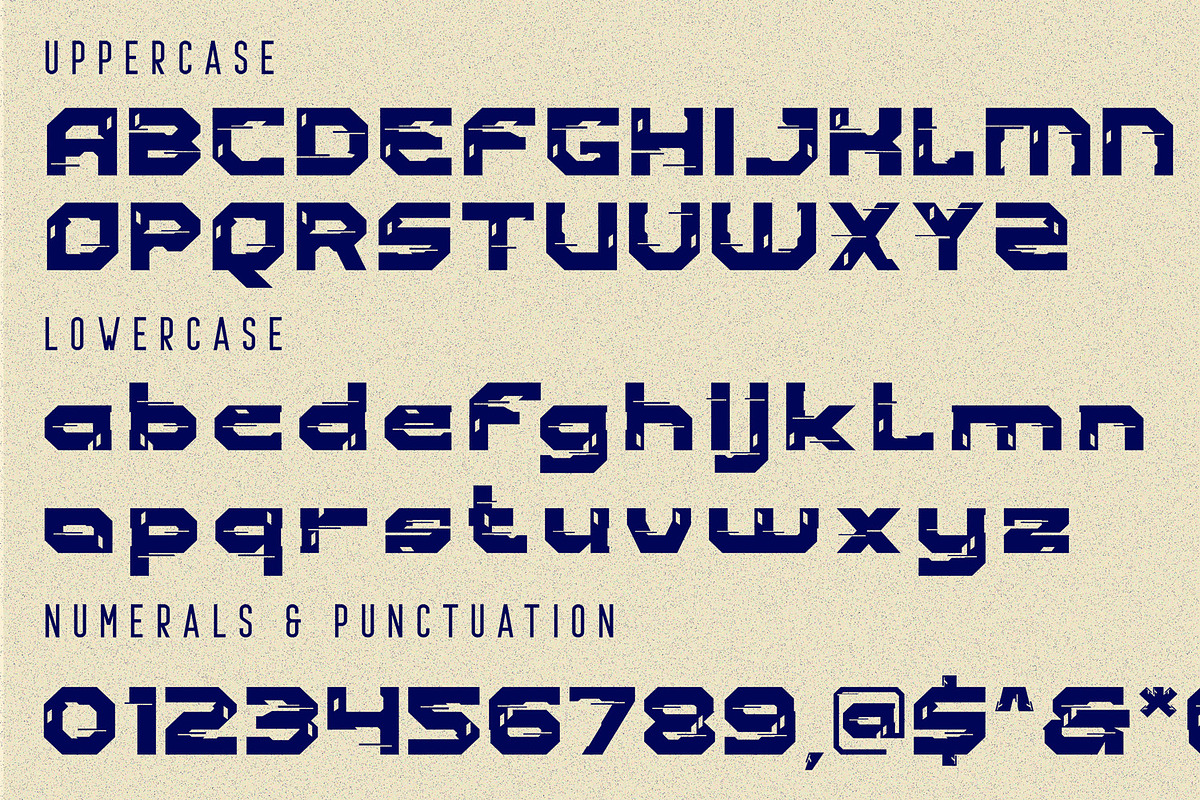 COASTAL SHORES - CYBERPUNK FONT, a Sans Serif Font by 177Studio (Photo 4 of 7)