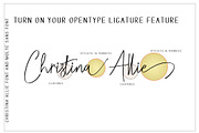 Christina  Allie, a Script Font by Zulkhairi Lettering (Thumbnail 6 of 7)