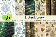 Lichen Library Digital Paper, a Pattern Graphic by FloridPrintables (Thumbnail 1 of 6)