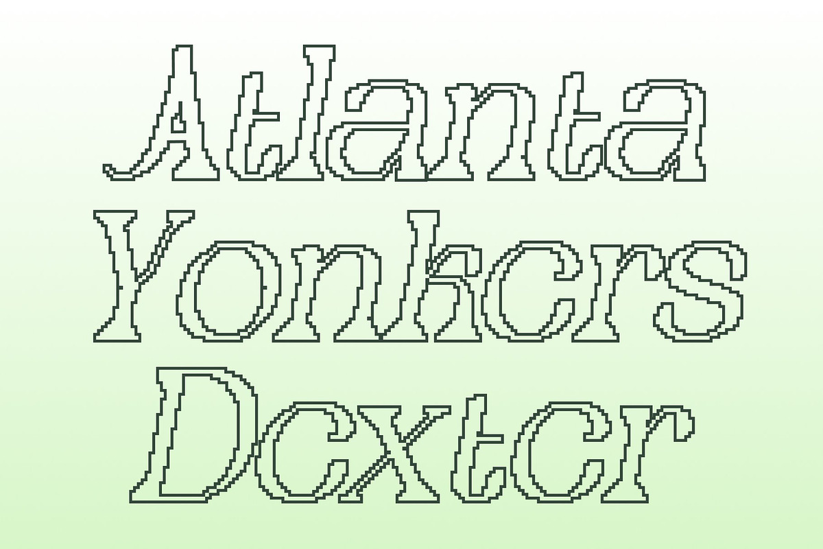 Qianzy Pixel, a Serif Font by Craft Supply Co. (Photo 6 of 8)