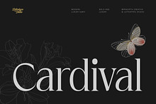 Cardival – Modern Luxury Bold Serif