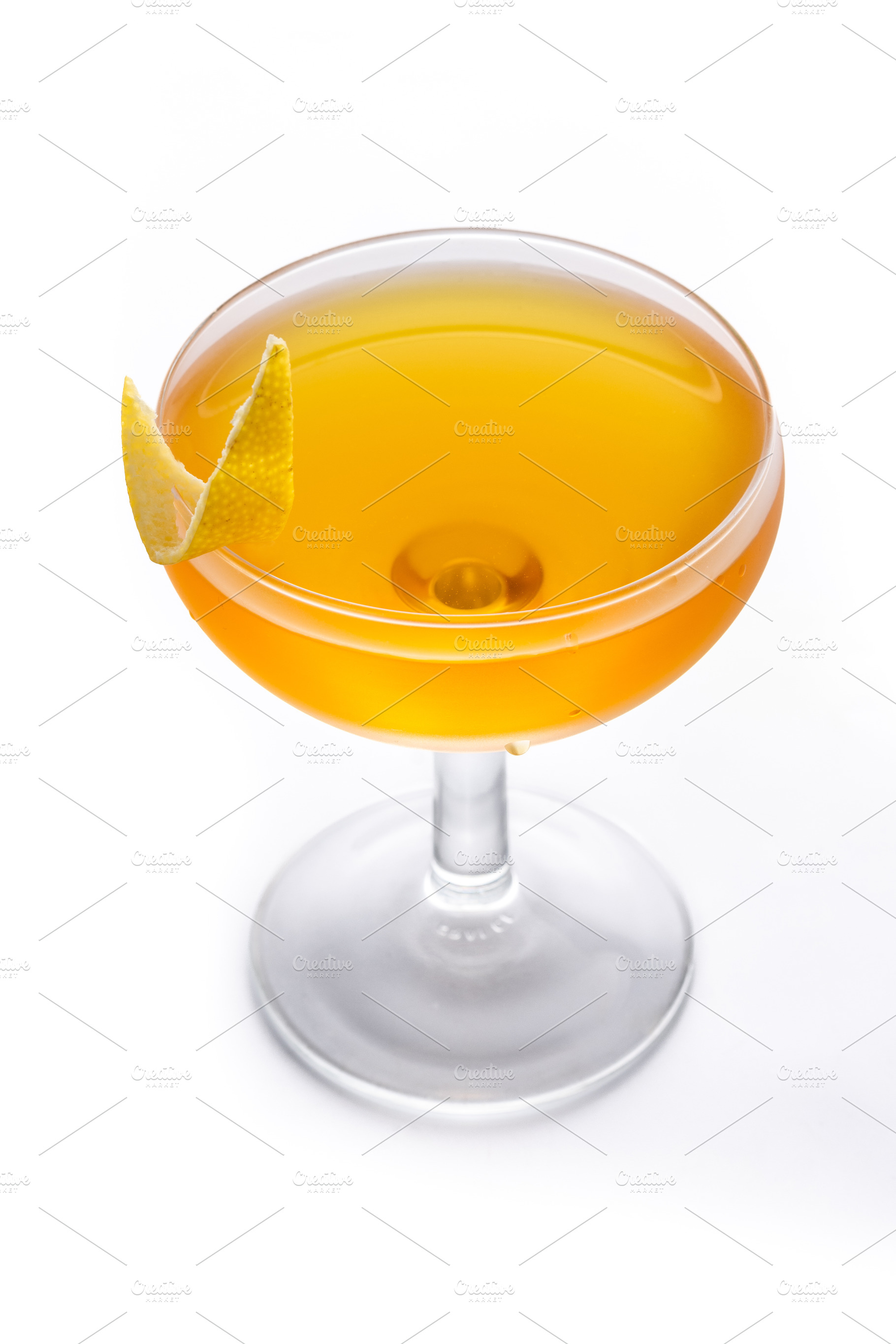 Paper plane cocktail isolated on white background, a Food & Drink Photo by etorres69