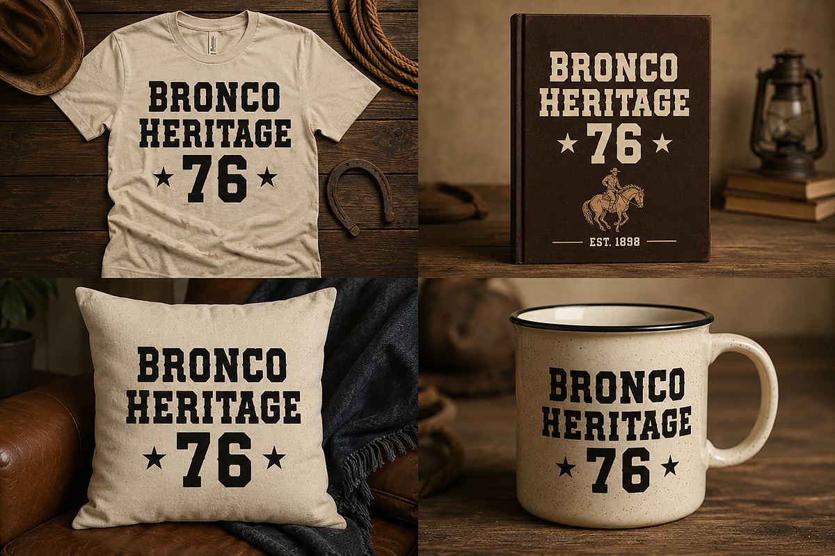 Bronco Heritage, a Slab Serif Font by Wow Magic (Photo 2 of 5)