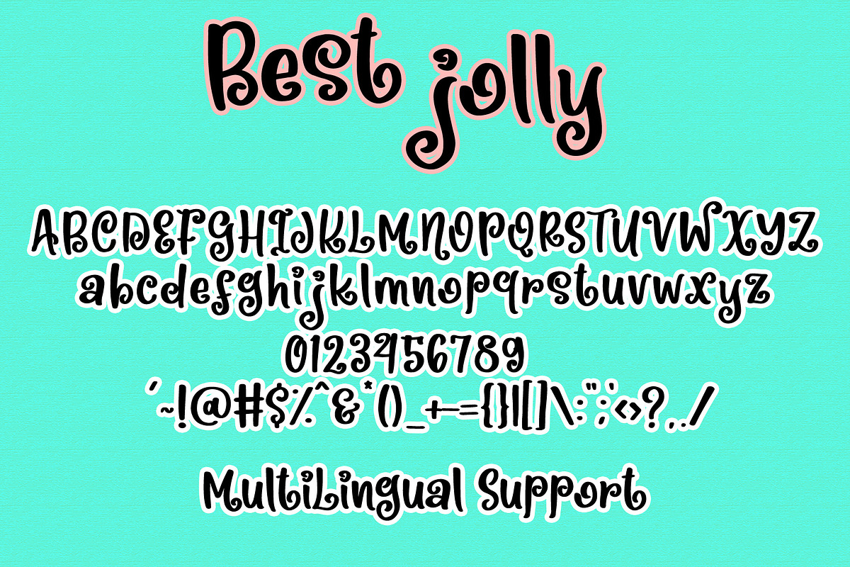 Best Jolly - Handwritting Font preview 6