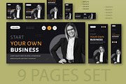 Business Startup Banner Set Template, a Social Media Template by MightyDesign (Thumbnail 3 of 6)