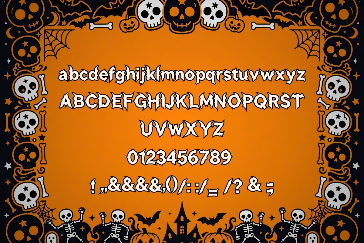 18 Spooky Horror Font Bundle, a Script Font by AN Productions (Photo 15 of 48)