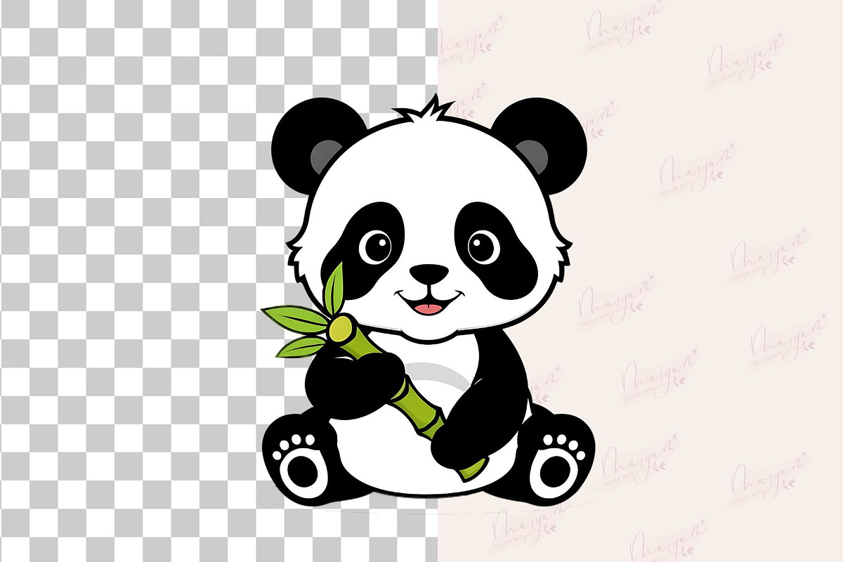 Cute Animals Clipart PNG Bundle, an Animal Illustration by maryamdesignarts (Photo 6 of 9)