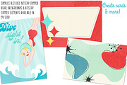 Kitschy 1950's Shapes +Bonus Brushes, an Illustration by Studio Kitsch (Thumbnail 3 of 4)