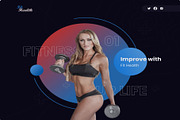 Fit Health UI Dashboard Design, an UI Kit Template by skshihabulislam (Thumbnail 2 of 2)